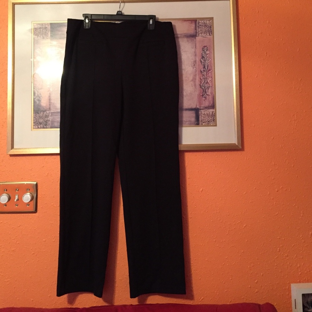 Cato Black Straight-Leg Dress Pants